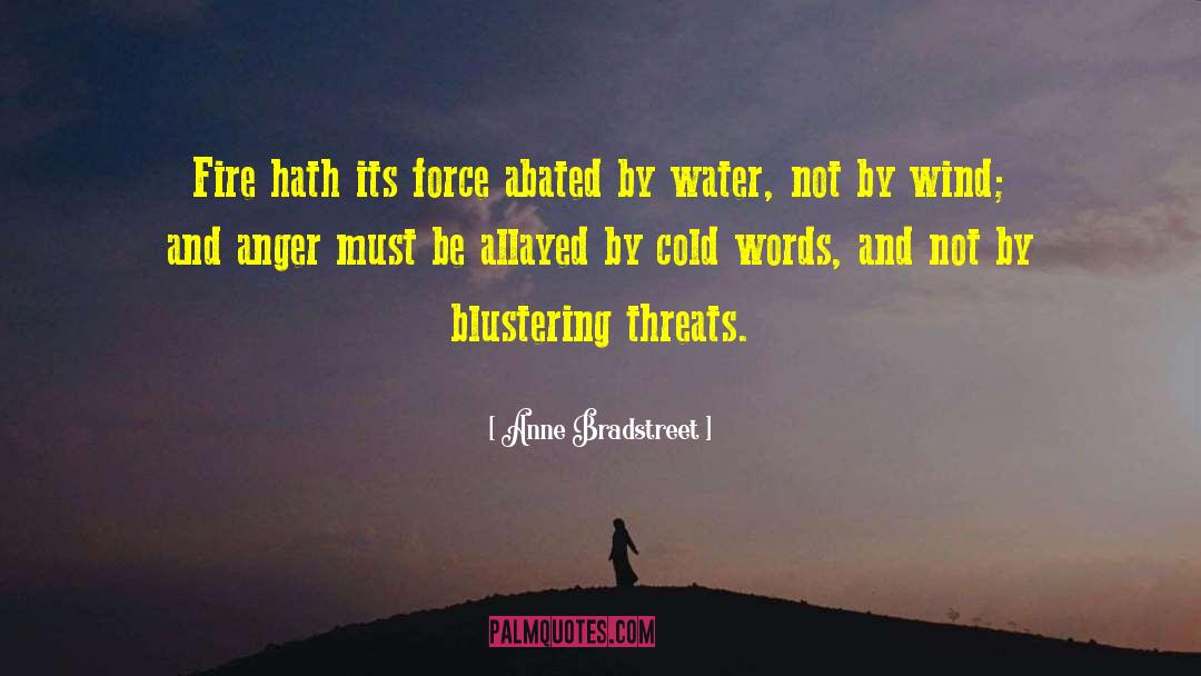 Blustering Winds quotes by Anne Bradstreet