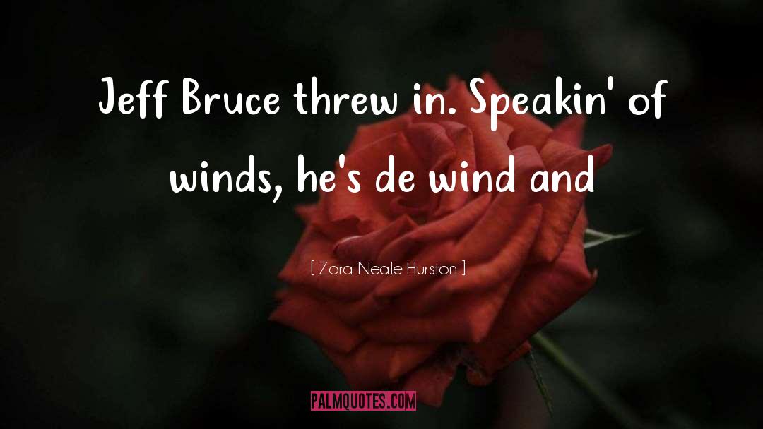 Blustering Winds quotes by Zora Neale Hurston