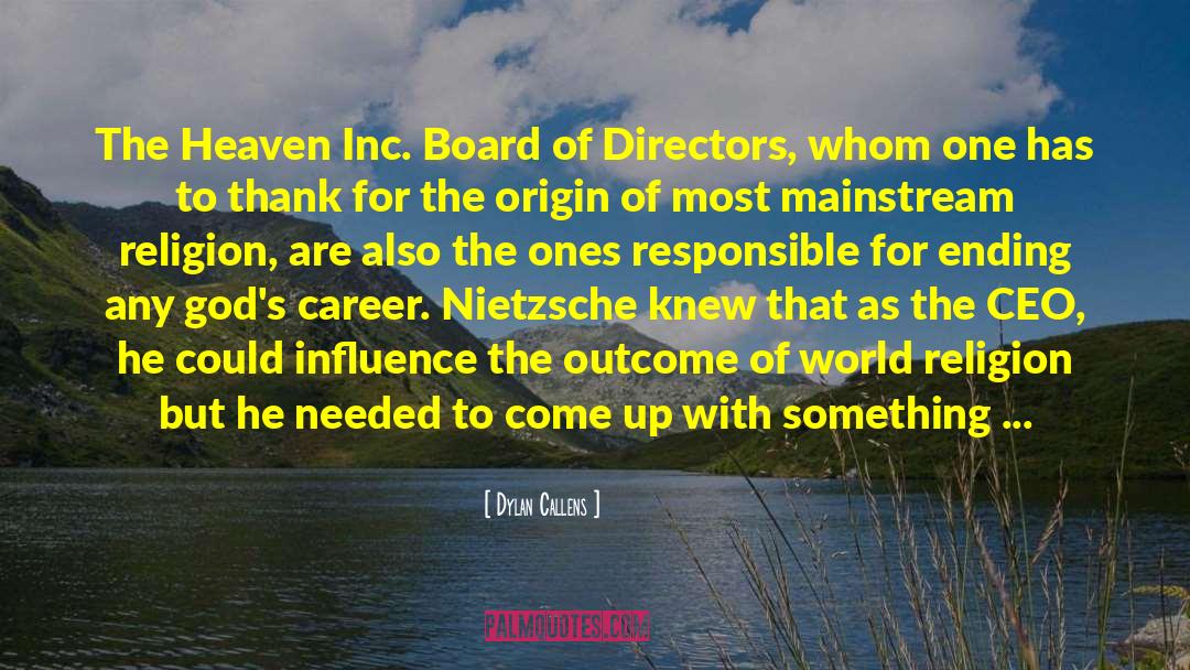 Board Of Directors quotes by Dylan Callens