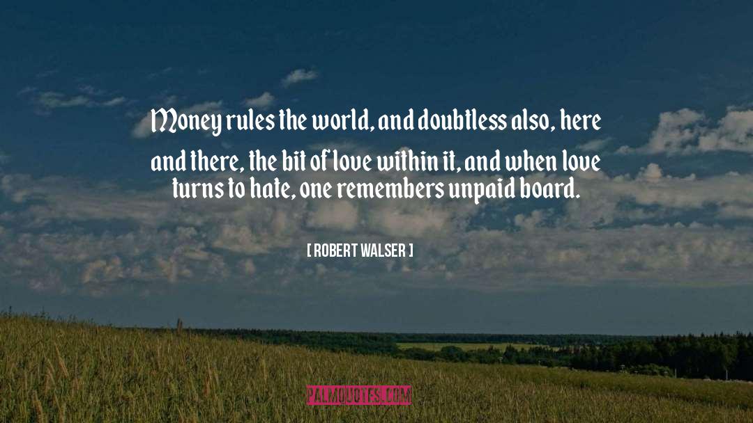 Board quotes by Robert Walser