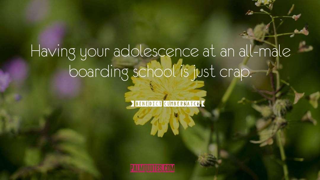 Boarding quotes by Benedict Cumberbatch