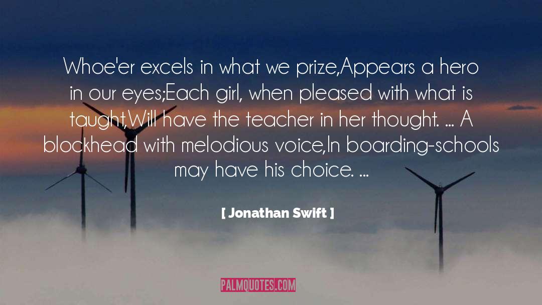Boarding quotes by Jonathan Swift