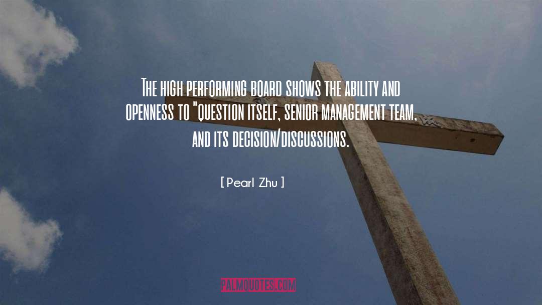 Boardroom quotes by Pearl Zhu