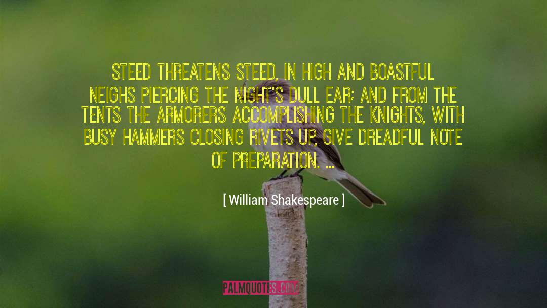 Boastful quotes by William Shakespeare