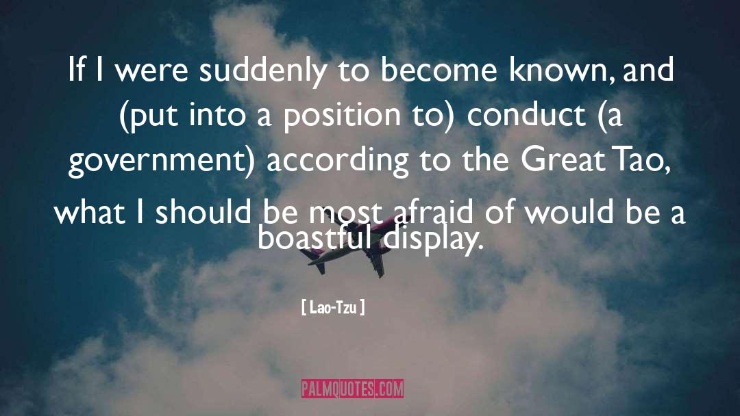 Boastful quotes by Lao-Tzu