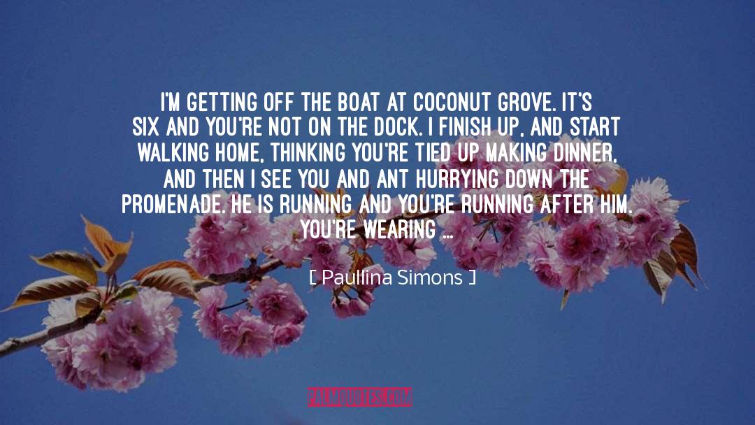 Boat quotes by Paullina Simons