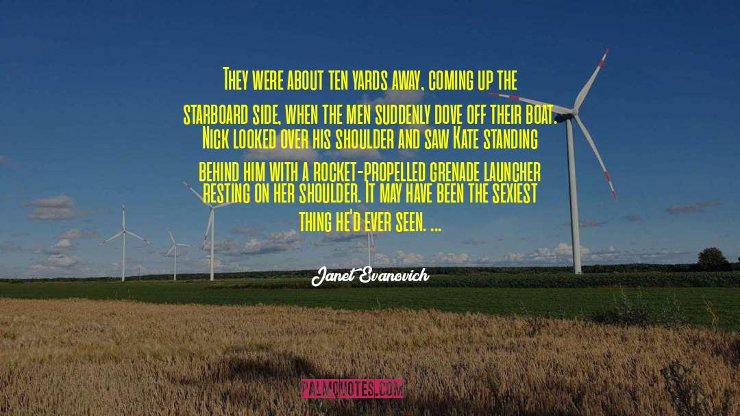 Boat Stealing Lunatic quotes by Janet Evanovich