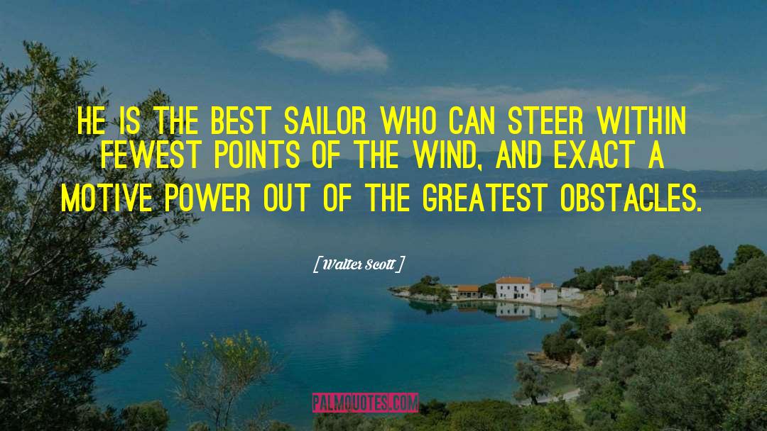 Boats And Sailing quotes by Walter Scott