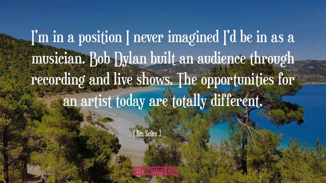 Bob Dylan quotes by Ben Sollee