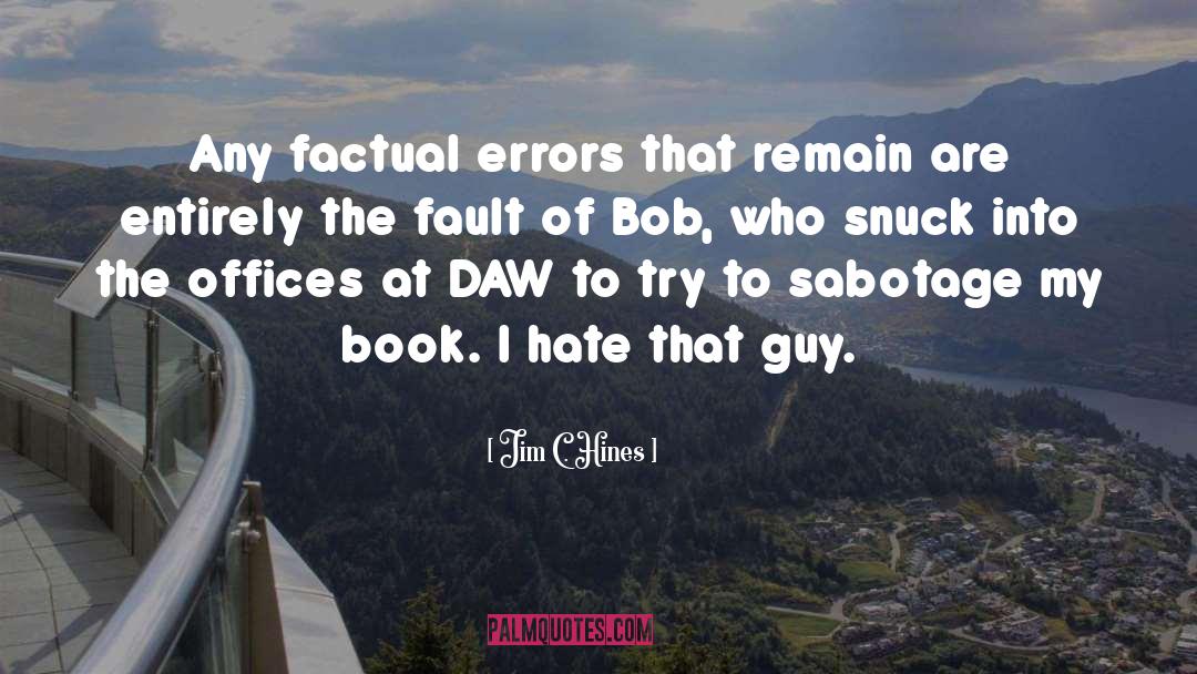 Bob The Titan quotes by Jim C. Hines