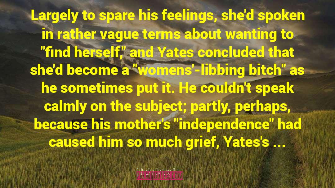 Bobeth Yates quotes by Blake Bailey