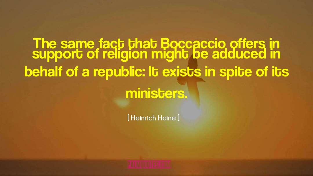Boccaccio quotes by Heinrich Heine