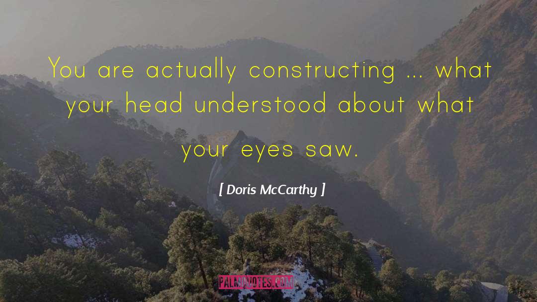 Bockenfeld Construction quotes by Doris McCarthy