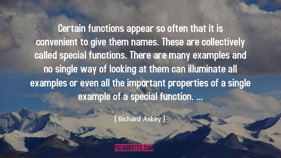 Bodily Functions quotes by Richard Askey