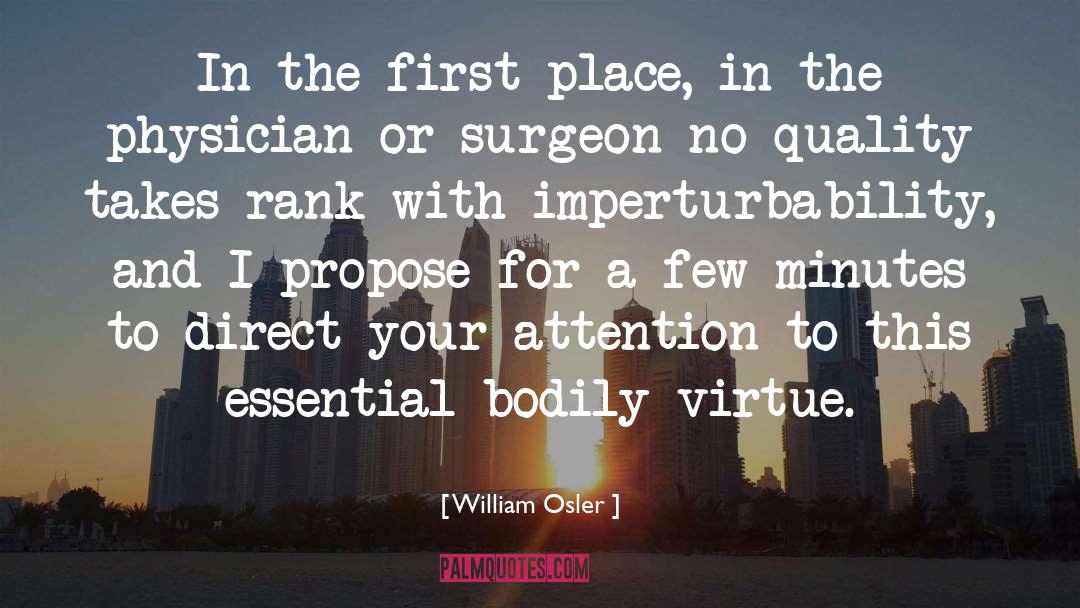 Bodily quotes by William Osler