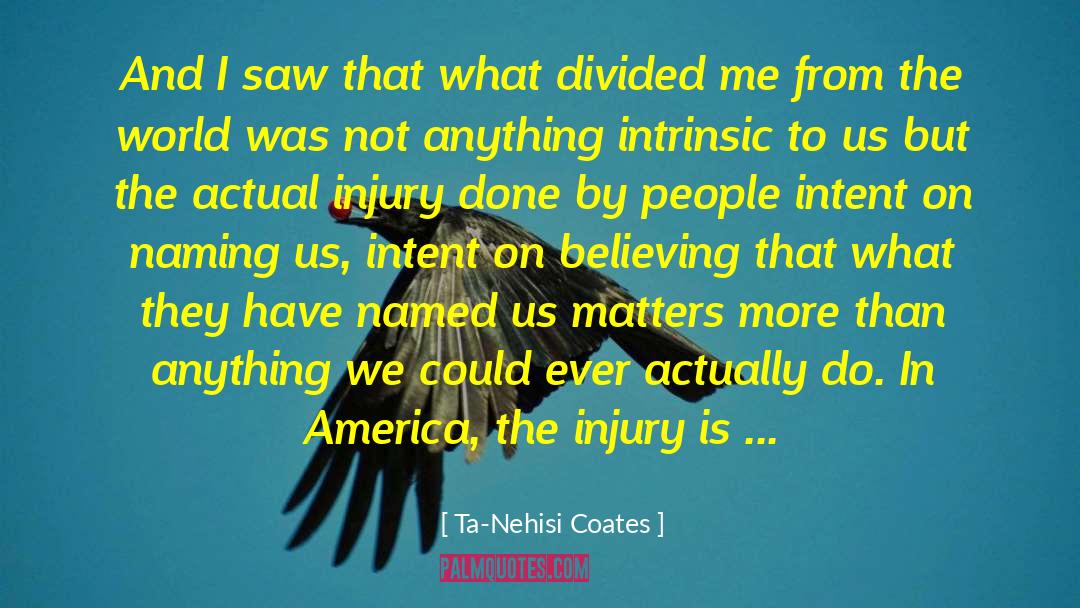 Bodly Injury quotes by Ta-Nehisi Coates