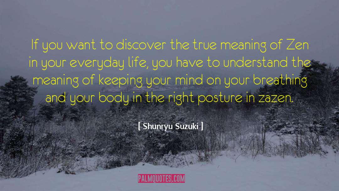 Body Acceptance quotes by Shunryu Suzuki