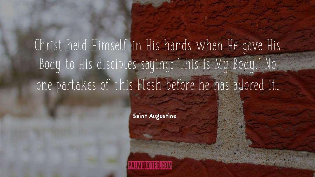 Body Awareness quotes by Saint Augustine