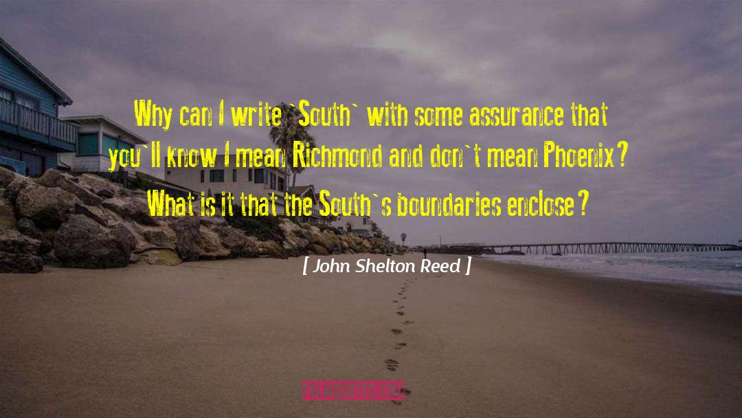Body Boundaries quotes by John Shelton Reed