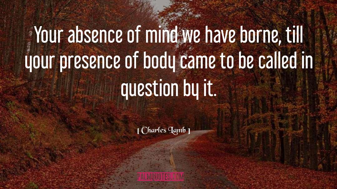 Body Boundaries quotes by Charles Lamb