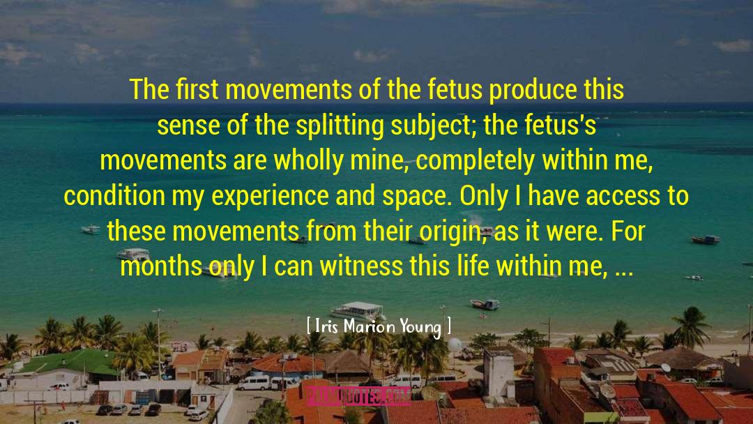 Body Experience quotes by Iris Marion Young