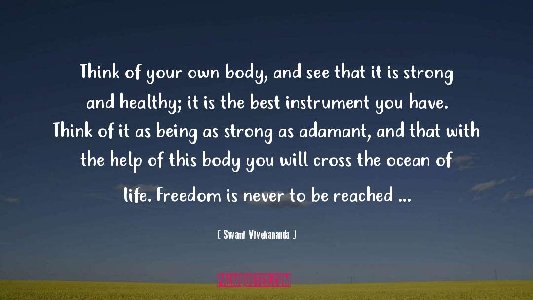 Body Horror quotes by Swami Vivekananda
