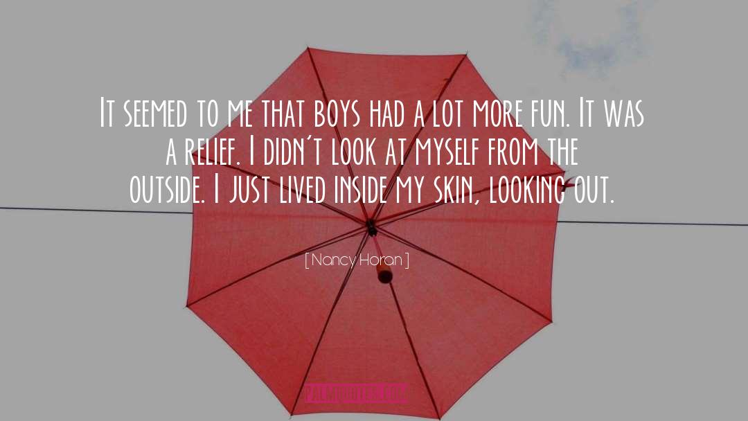 Body Image quotes by Nancy Horan