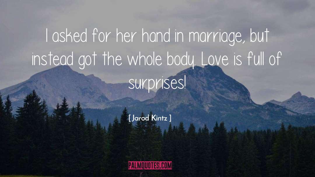 Body Love quotes by Jarod Kintz