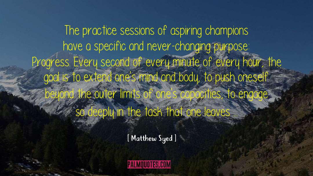 Body Mind Soul quotes by Matthew Syed