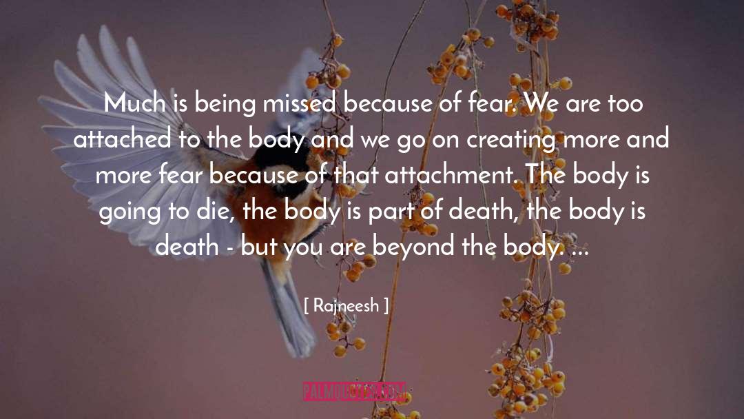Body Of Blade quotes by Rajneesh