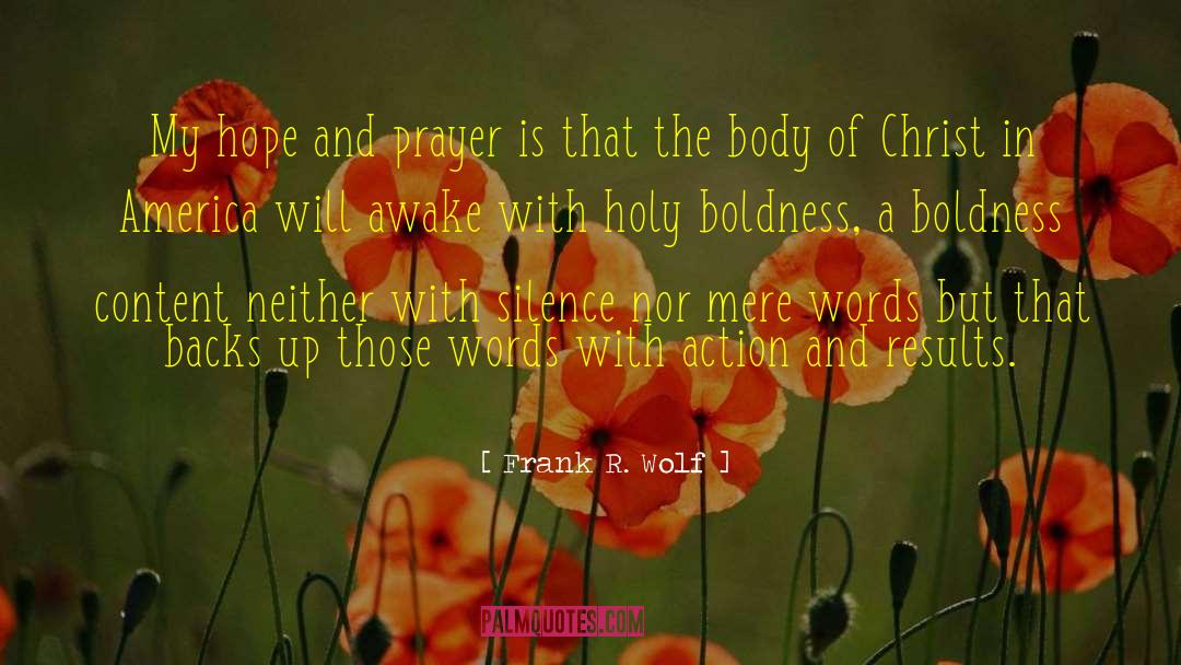 Body Of Christ quotes by Frank R. Wolf