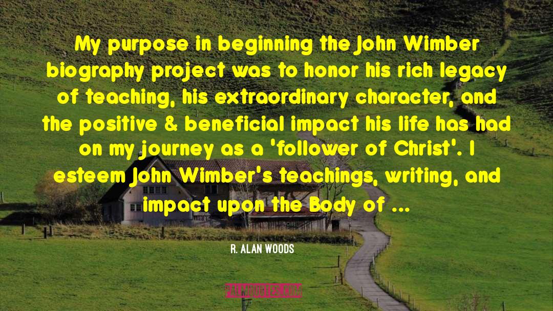 Body Of Christ quotes by R. Alan Woods