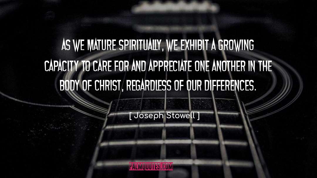 Body Of Christ quotes by Joseph Stowell