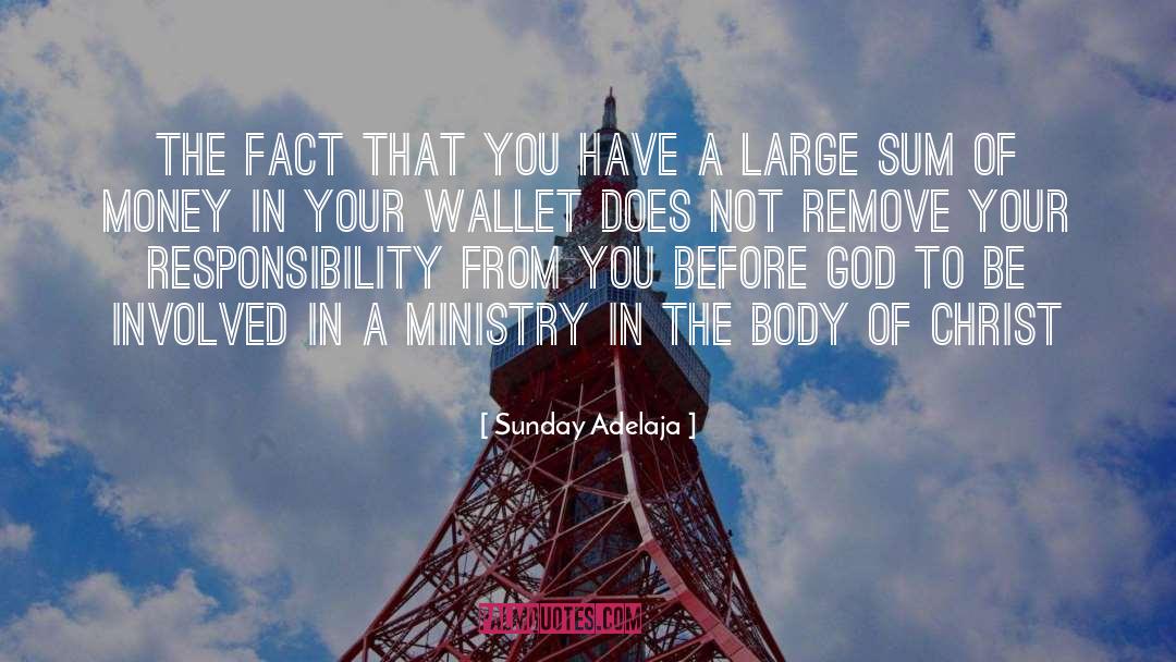 Body Of Christ quotes by Sunday Adelaja