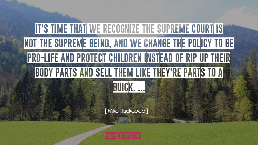 Body Parts quotes by Mike Huckabee