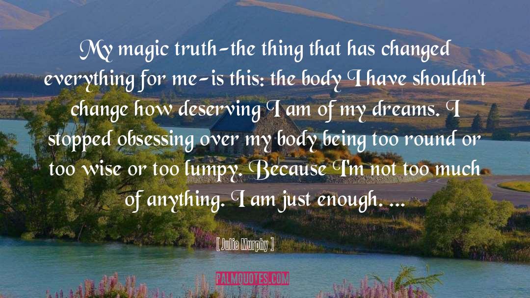 Body Positive quotes by Julie Murphy