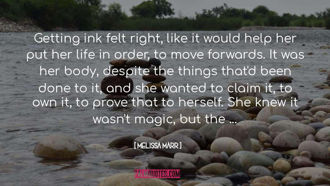 Body Positivity quotes by Melissa Marr