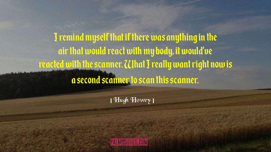 Body Scan Awareness quotes by Hugh Howey