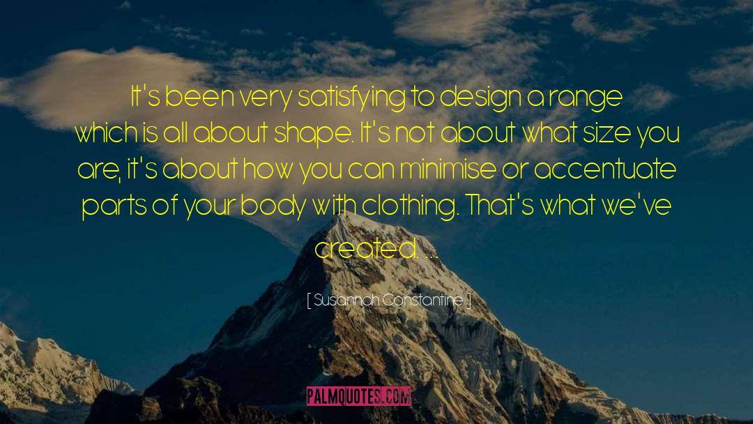 Body Shapes quotes by Susannah Constantine