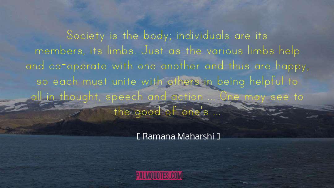 Body Snatching quotes by Ramana Maharshi