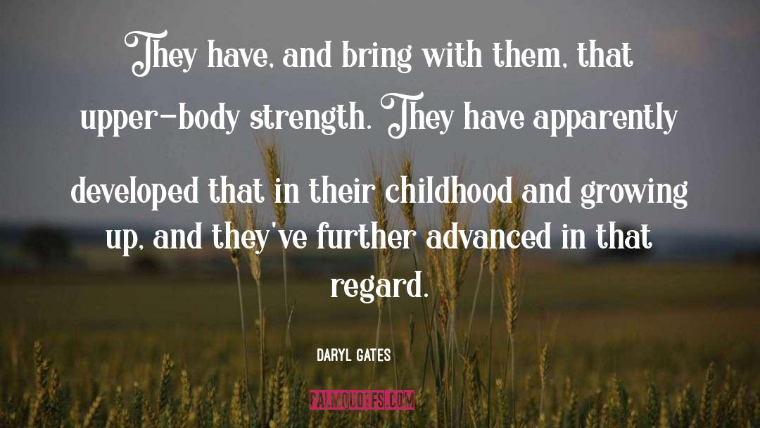 Body Strength quotes by Daryl Gates