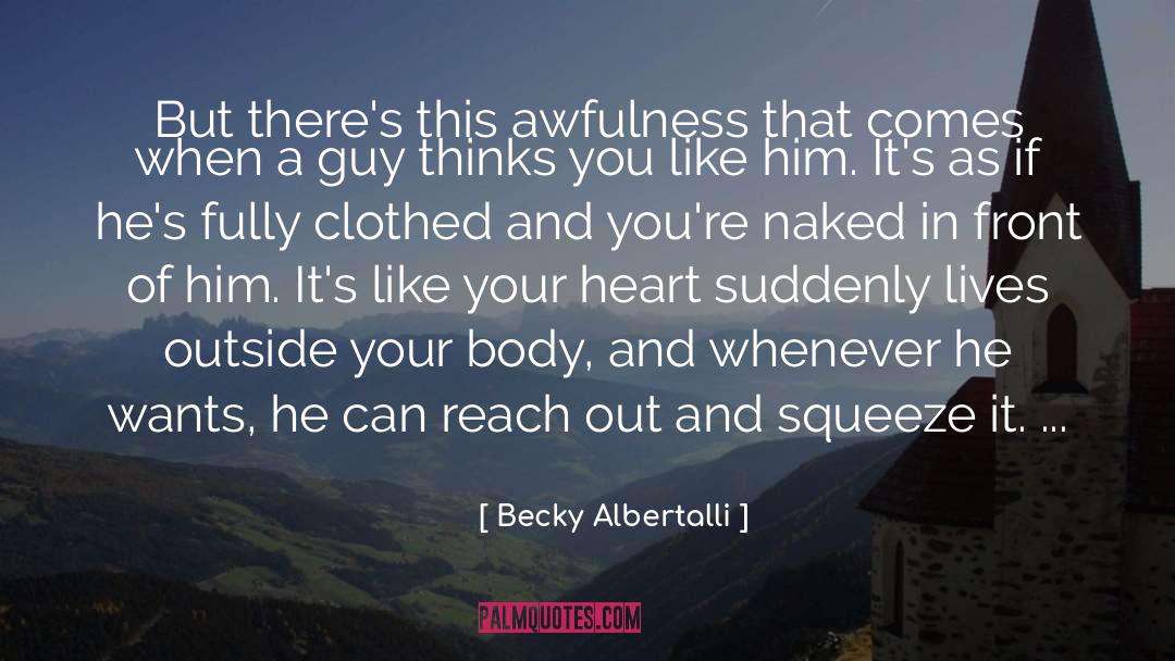 Body Stuff quotes by Becky Albertalli