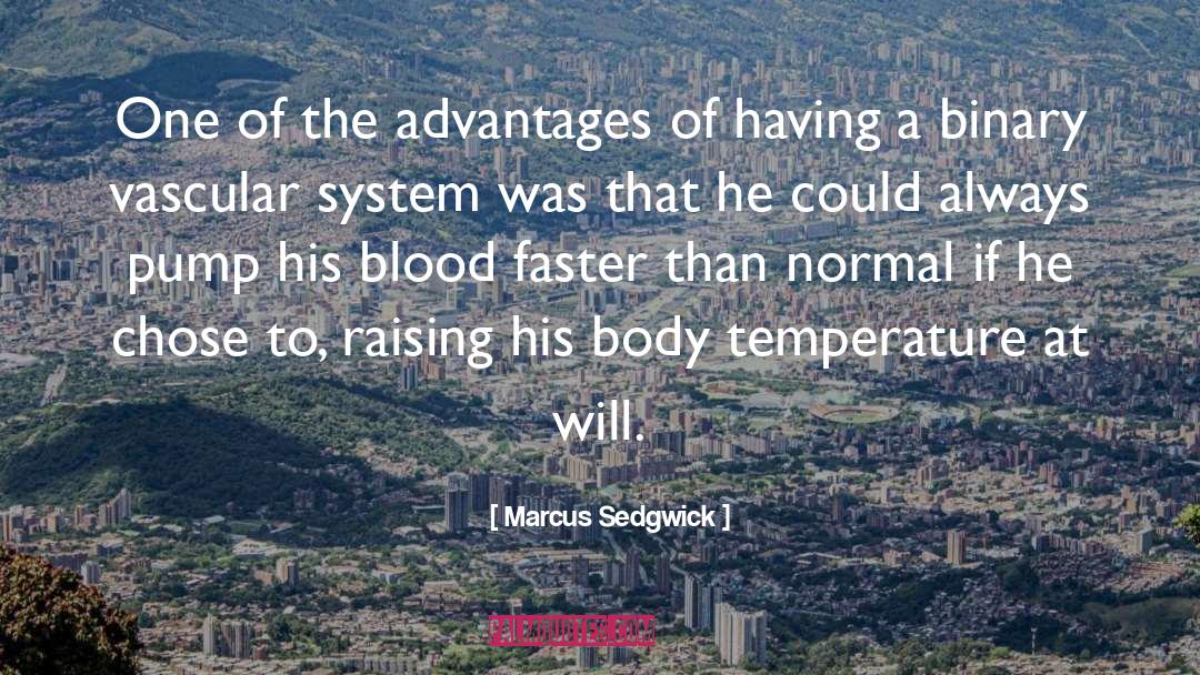 Body Temperature quotes by Marcus Sedgwick