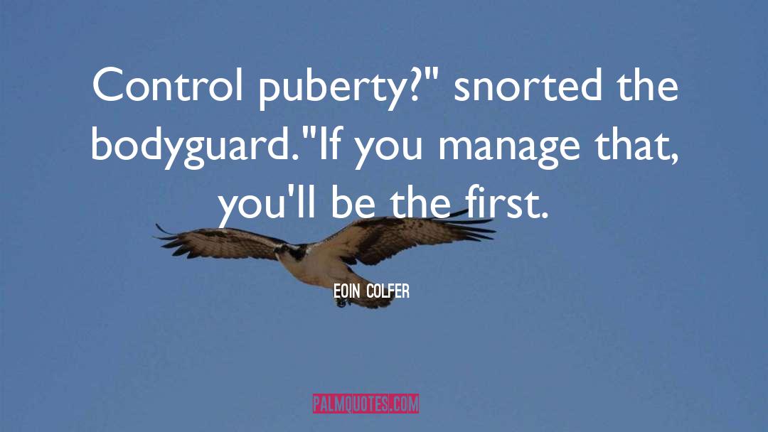 Bodyguard quotes by Eoin Colfer