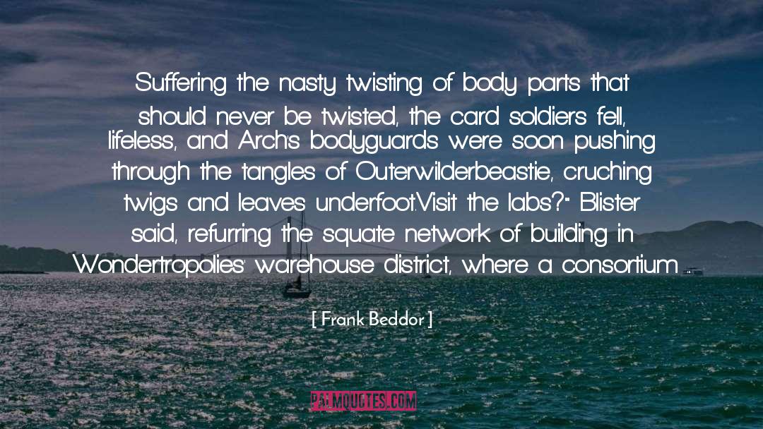 Bodyguards quotes by Frank Beddor