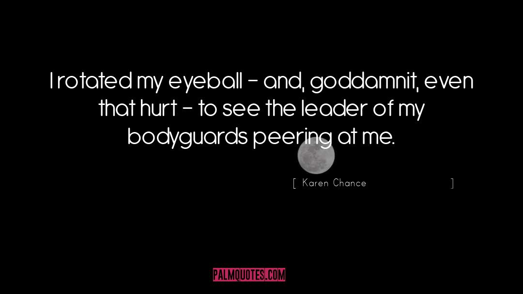 Bodyguards quotes by Karen Chance