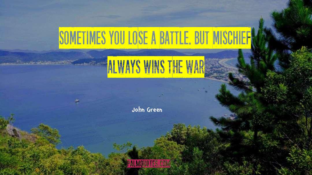 Boer War quotes by John Green