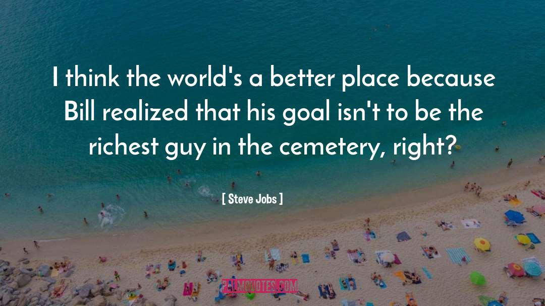 Boggan Cemetery quotes by Steve Jobs