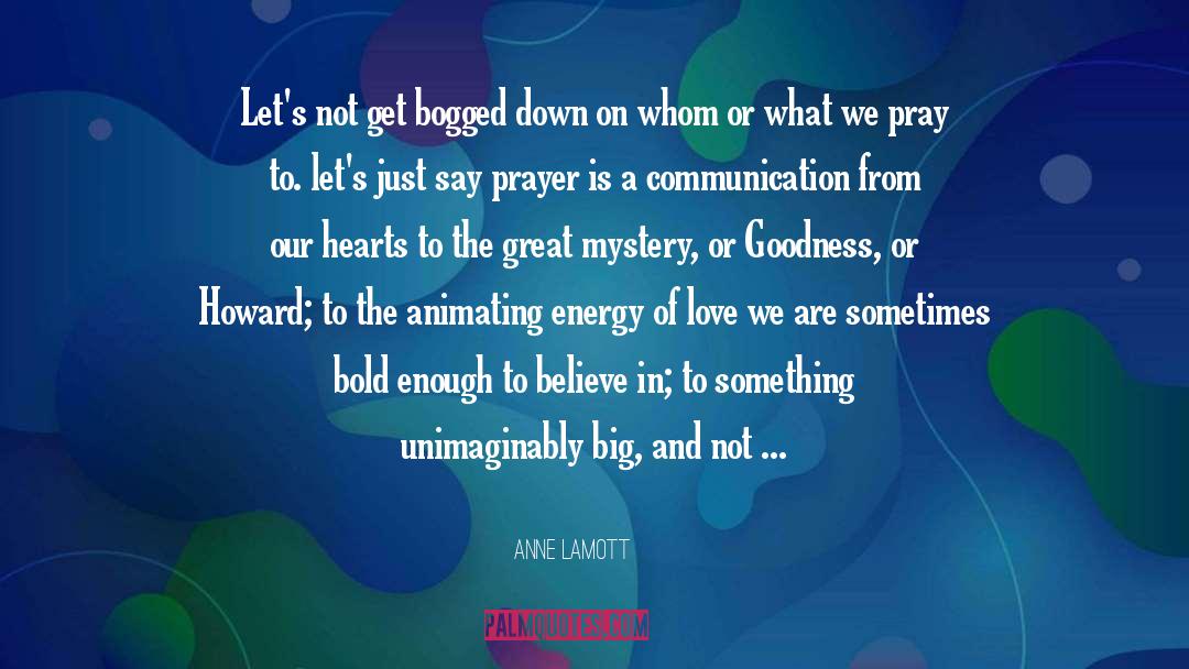 Bogged Down quotes by Anne Lamott
