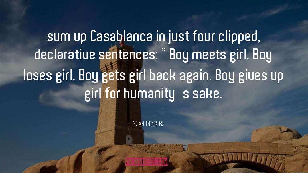 Bogie Casablanca quotes by Noah Isenberg